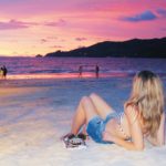 Phuket Beach, Thailand Pink Sunset